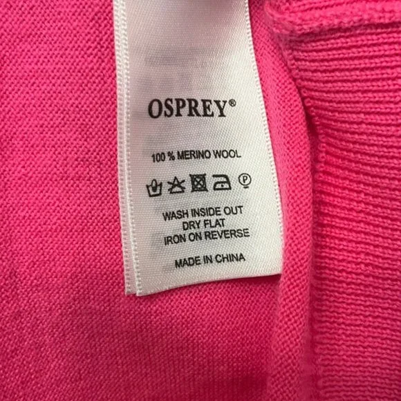 Osprey London Men’s Jumper M 100% Wool